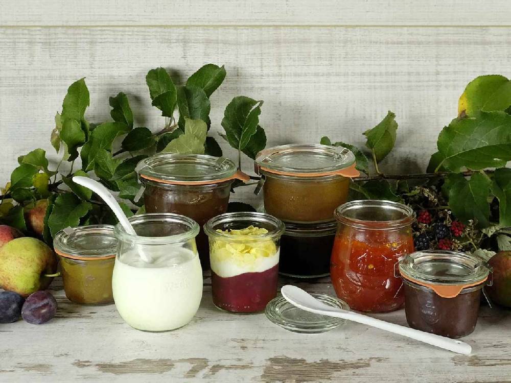 weck WECK tumblers with lid 3/4 litre in a 6 piece economy pack Weihnachtsangebot