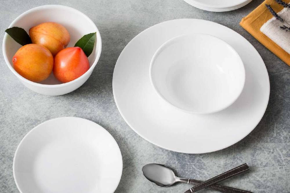 corelle Corelle glass cake plate - white, scratch and heat resistant up to 176° C Riesige Ersparnisse