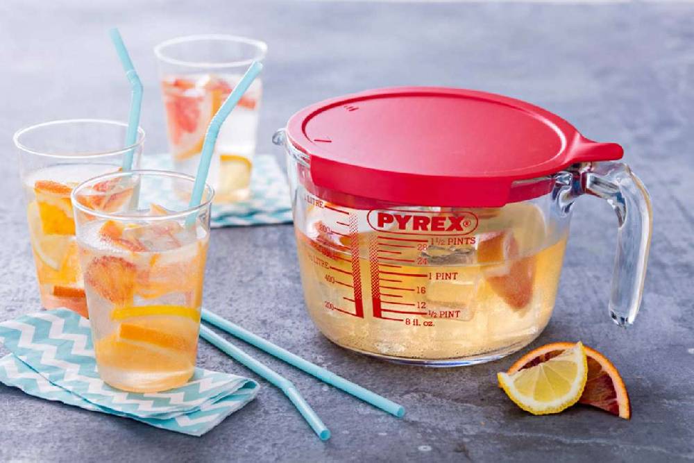 pyrex Pyrex measuring cup glass 1l made of borosilicate glass with handle and lid Sonderangebot der Fabrik