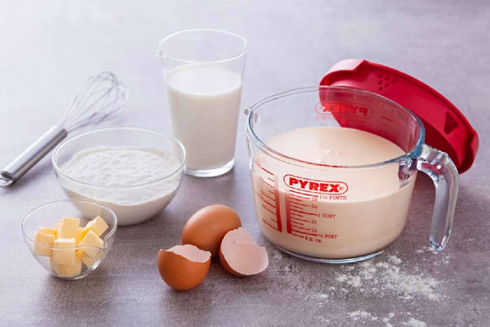 pyrex Pyrex measuring cup glass 1l made of borosilicate glass with handle and lid Sonderangebot der Fabrik