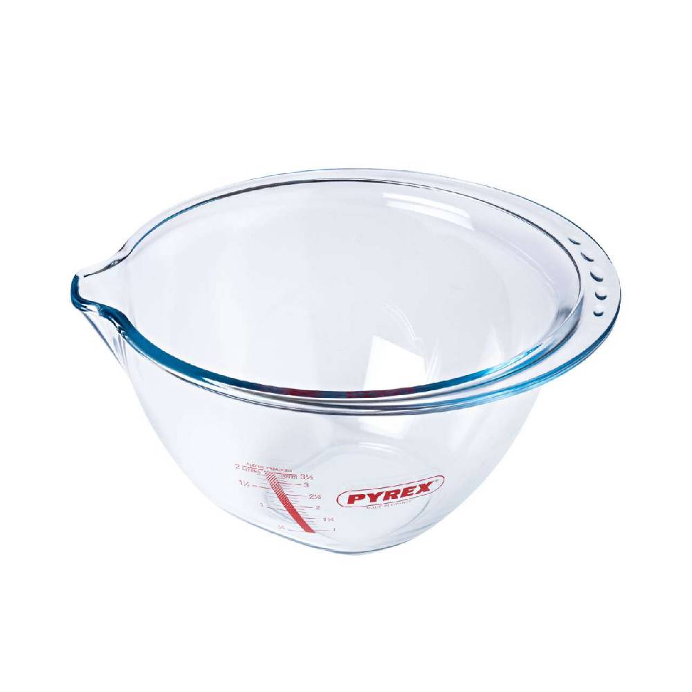 pyrex Pyrex bowl made of thick-walled borosilicate glass with wide spout & handle Vierteljährliche Förderung