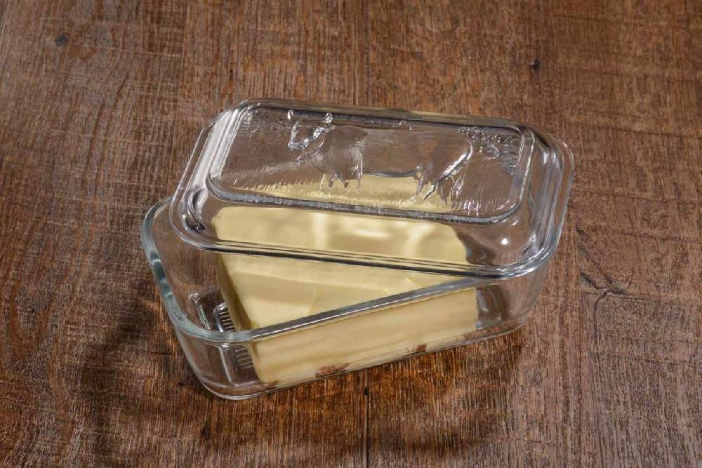 purenature Glass Butter Dish im Angebot