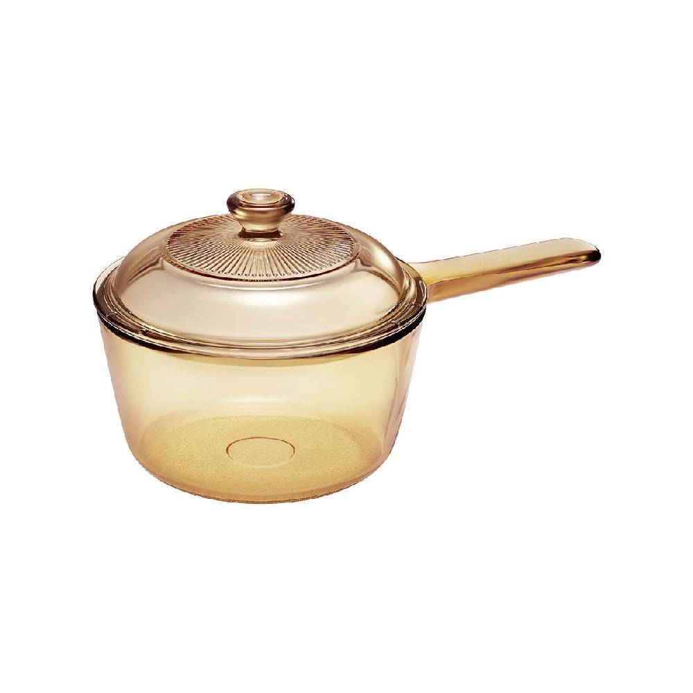 visions Visions Pans Glass Cooking Dish - Spouted 1L Saucepan & Lid Großer Ausverkauf