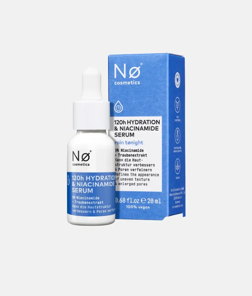 Nø Cosmetics rain tønight 120h Hydration & Niacinamide Serum im Angebot