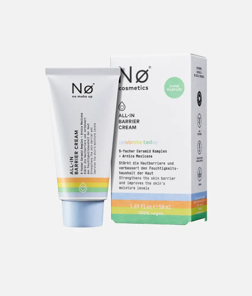 Nø Cosmetics celebrate tøday ALL-IN Barrier Cream Limitierter Zeitrabatt