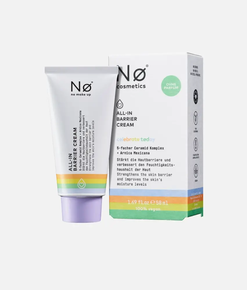 Nø Cosmetics celebrate tøday ALL-IN Barrier Cream Limitierter Zeitrabatt
