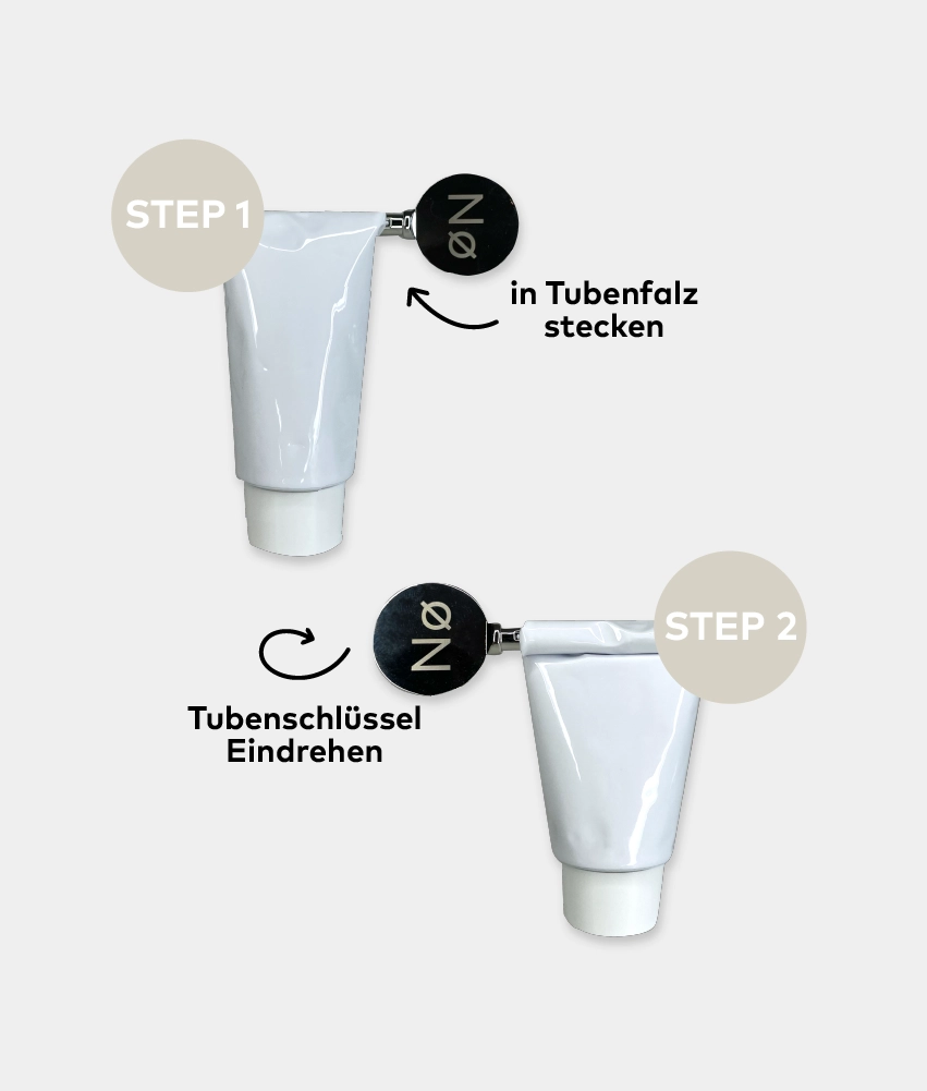 Nø Cosmetics squeeze tøday Tubenschlüssel Fabrikverkauf