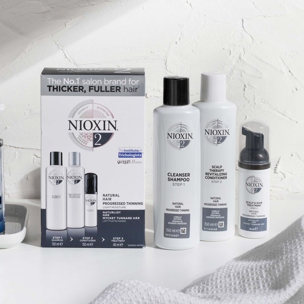 NIOXIN 3-Part System 2 Trial Kit for Natural Hair with Progressed Thinning Online