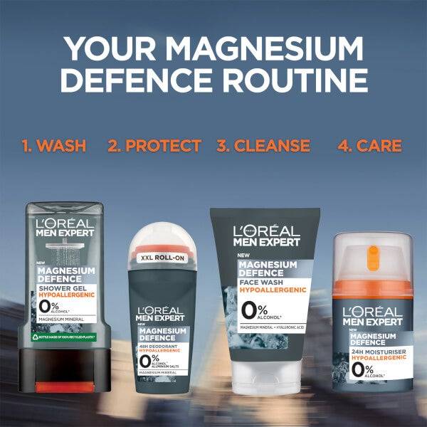 L'Oréal Paris Men Expert Magnesium Defence Hypoallergenic 48 Hour Roll-On Deodorant 50ml Blitzverkäufe