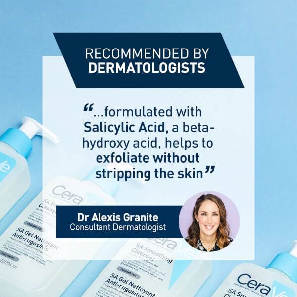 CeraVe SA Smoothing Cleanser with Salicylic Acid for Dry, Rough & Bumpy Skin 236ml Outlet