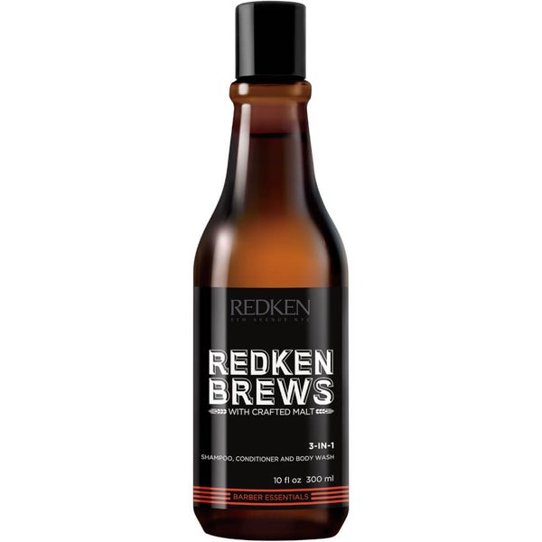 Redken Brews 3-in-1 Shampoo 300ml Günstiger Verkauf