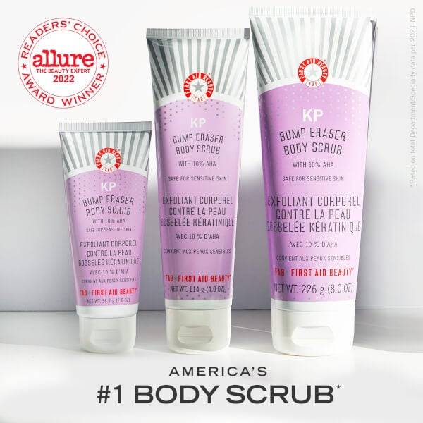 First Aid Beauty KP Bump Eraser Body Scrub with 10% AHA 226g Meist gekauft
