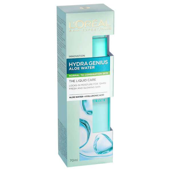 L'Oréal Paris Hydra Genius Liquid Care Moisturiser for Normal Combination Skin 70ml 2 Pack Exclusive im Angebot