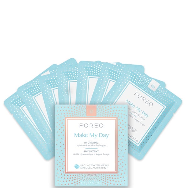 FOREO Make My Day UFO/UFO Mini Anti-Pollution and so Hydrating Face Mask (7 Pack) Neueste Stile