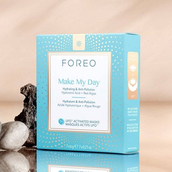 FOREO Make My Day UFO/UFO Mini Anti-Pollution and so Hydrating Face Mask (7 Pack) Neueste Stile