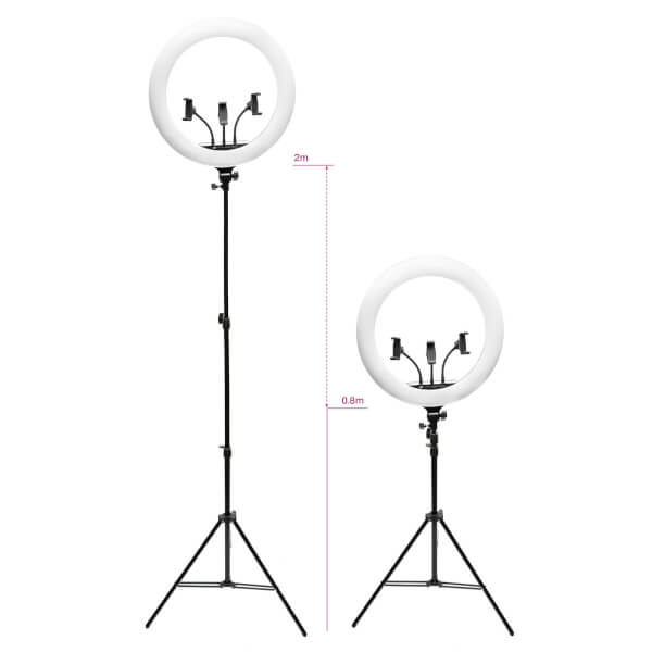 Rio Professional Makeup and Vlogging 18 Inch Dimmable LED Ring Light Günstiger Verkauf