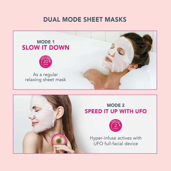FOREO Bulgarian Rose Moisture-Boosting Sheet Face Mask (3 Pack) Neueste Stile