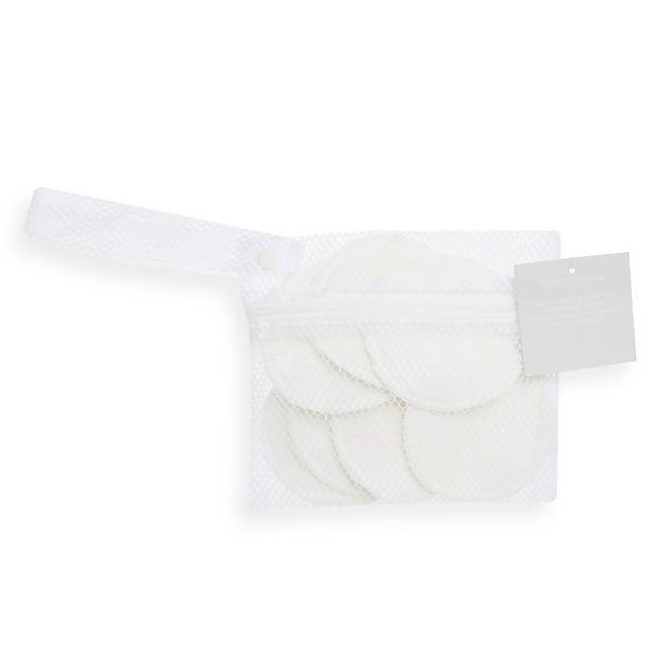 Revolution Beauty White Recycled & Reusable Cleansing Pads (7 Pack) Outlet