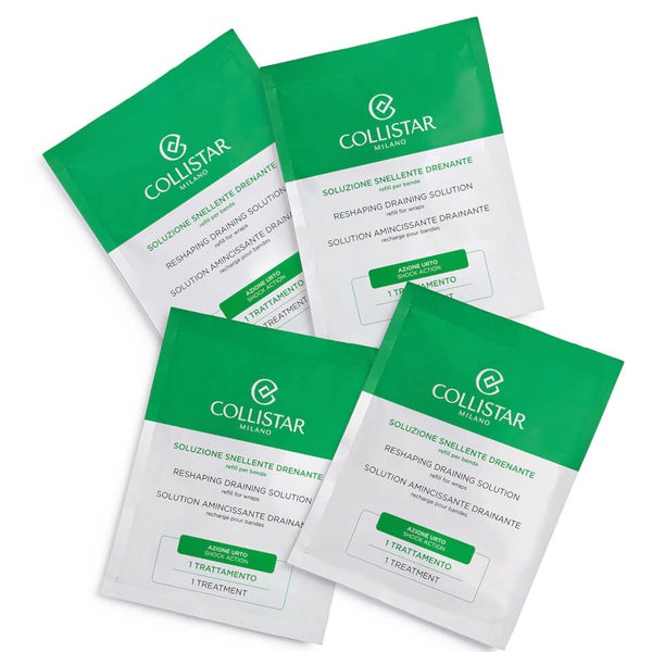 Collistar Reshaping Draining Solution Refill For Wraps 4 x 100ml 400ml Muttertagsangebot