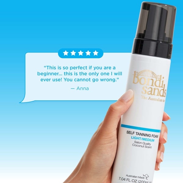 Bondi Sands Self Tanning Foam 200ml - Light/Medium Große Rabatte
