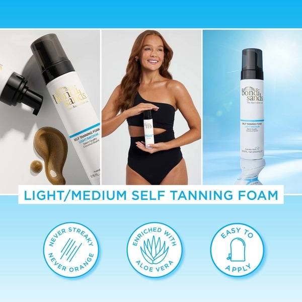 Bondi Sands Self Tanning Foam 200ml - Light/Medium Große Rabatte