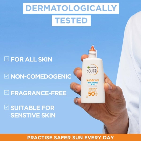 Garnier Ambre Solaire Ultra-Light Sensitive Sun Protection Face Fluid SPF50+ 40ml Sonderangebote