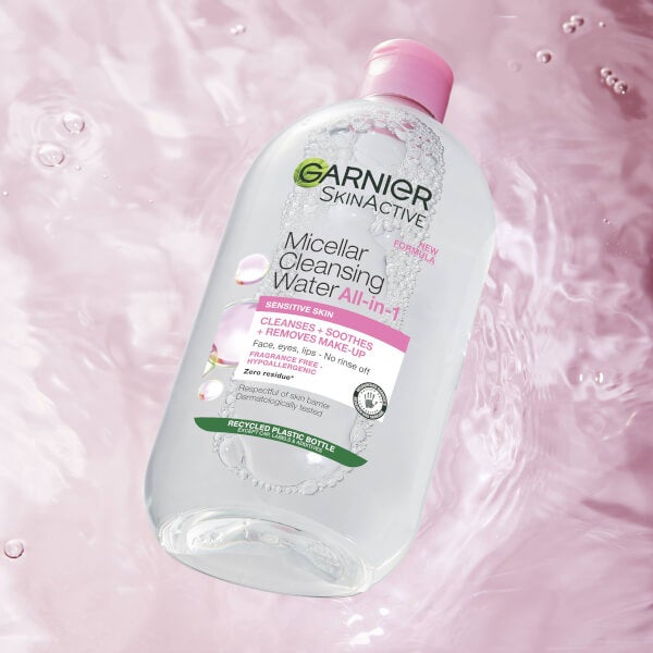 Garnier Micellar Water Facial Cleanser and Makeup Remover for Sensitive Skin 700ml Speichern exportieren