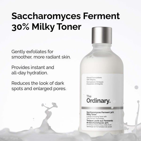 The Ordinary Saccharomyces Ferment 30% Milky Toner 100ml Outlet