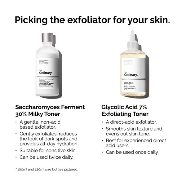 The Ordinary Saccharomyces Ferment 30% Milky Toner 100ml Outlet