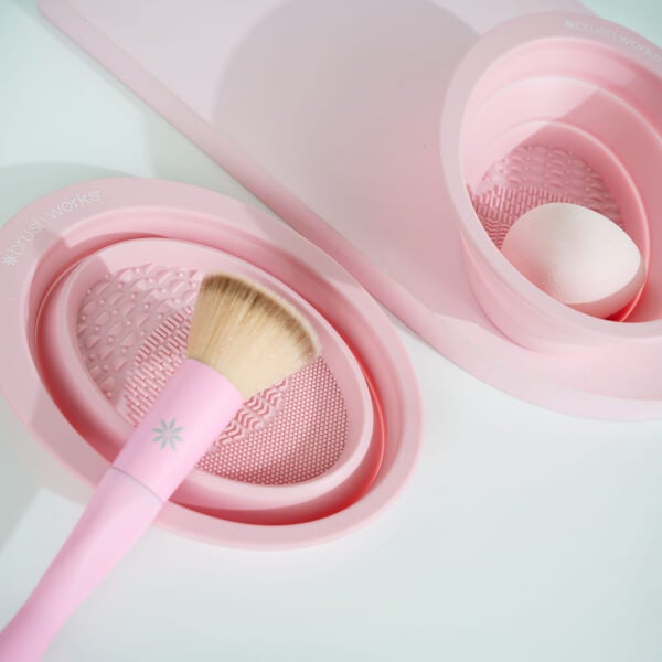 brushworks Silicone Makeup Brush Cleaning Bowl Letzte 2 Tage