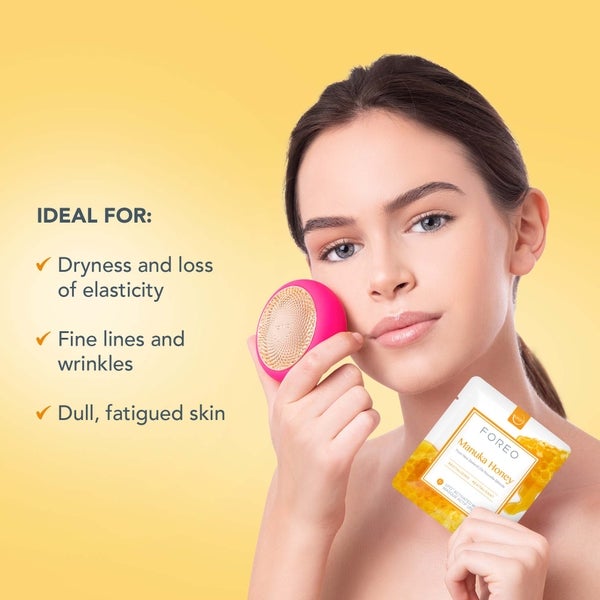 FOREO Manuka Honey UFO/UFO Mini Revitalising Face Mask for Ageing Skin (6 Pack) 50% Rabatt für begrenzte Zeit