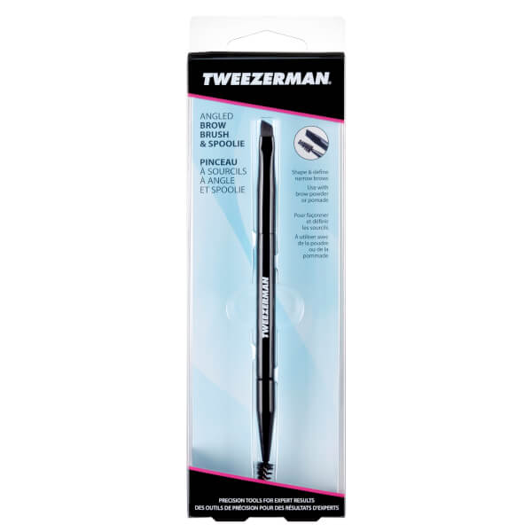 Tweezerman Dual Ended Angled Brow Brush Super Rabatt