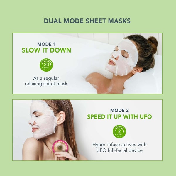 FOREO Green Tea Purifying Sheet Face Mask (3 Pack) Hotsell
