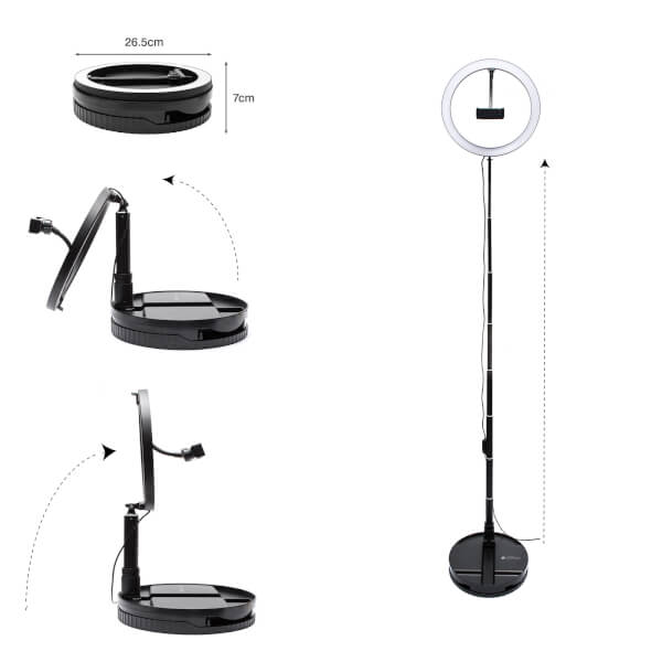 Rio Faltbares LED-Ringlicht Kostenloser Versand