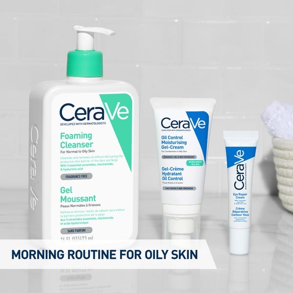 CeraVe Oil Control Moisturising Gel-Cream With Oil Absorbing Technology and Ceramides for Combination and Oily Skin 52ml Günstig kaufen