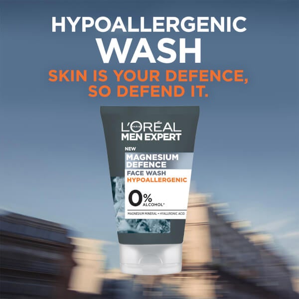 L'Oréal Paris Men Expert Sensitive Skin Face Wash Facial Cleanser 100ml Bis zu 65% Rabatt