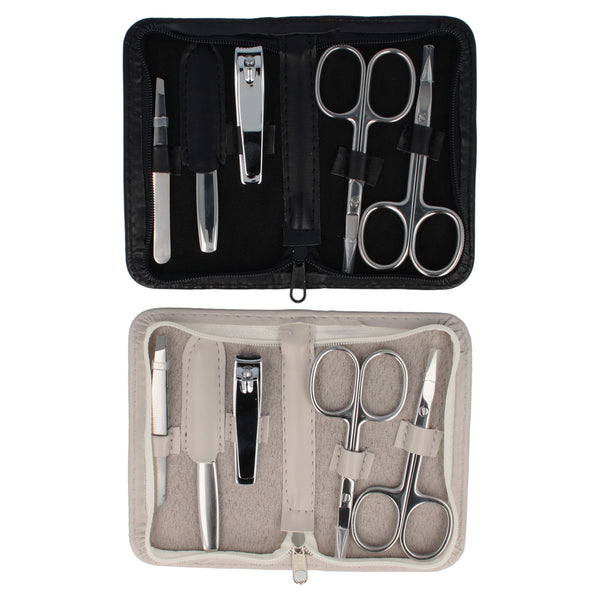 ﻿Parsa Beauty PARSA Beauty Maniküre Set, 5-teilig, schwarz oder greige Auslauf