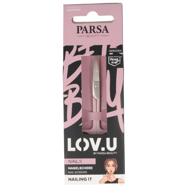 Parsa Beauty PARSA Beauty LOV.U Nagelschere gebogen, rosa Günstiger Verkauf