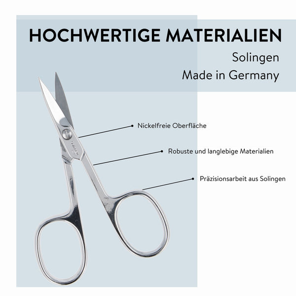 Parsa Beauty PARSA Beauty Nagelschere, gebogen mit Mikrozahnung, Nickelfreie Oberfläche Schlussverkauf