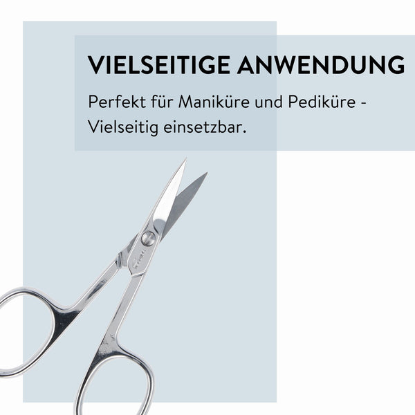 Parsa Beauty PARSA Beauty Nagelschere, gebogen mit Mikrozahnung, Nickelfreie Oberfläche Schlussverkauf