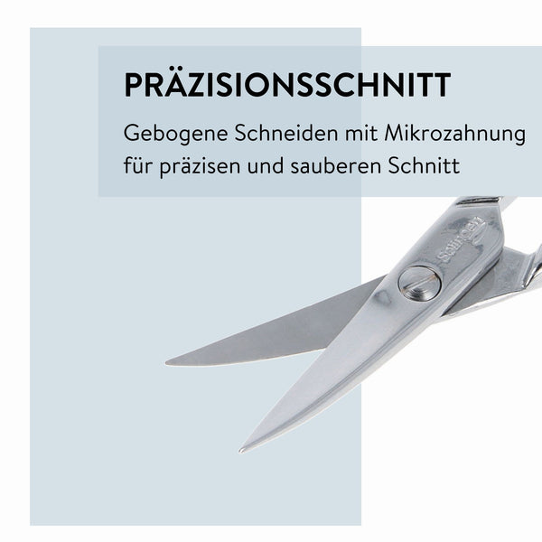 Parsa Beauty PARSA Beauty Nagelschere, gebogen mit Mikrozahnung, Nickelfreie Oberfläche Schlussverkauf