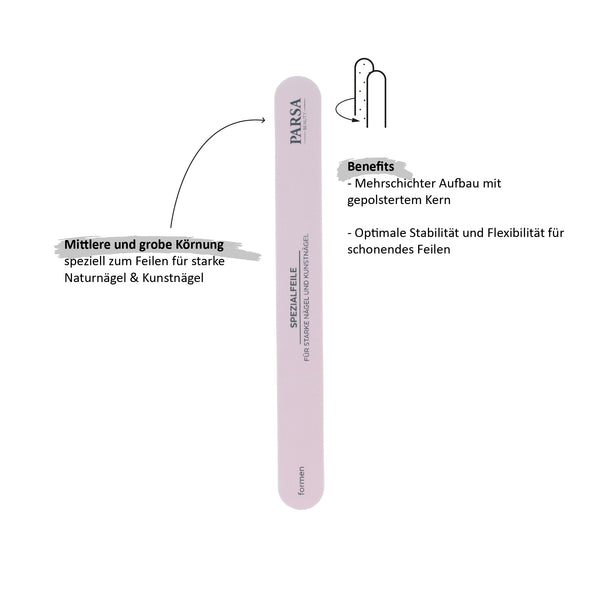 Parsa Beauty PARSA Beauty Nagelfeile für stabile Nägel Meist gekauft