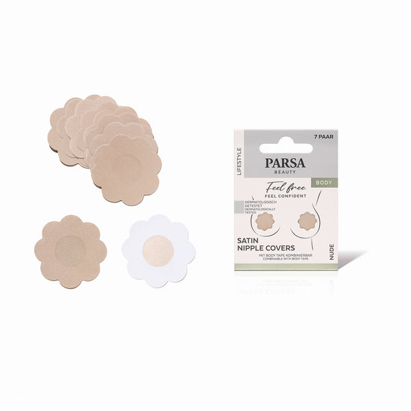 Parsa Beauty PARSA Beauty Nippelapdeckung Brustwarzenabdeckung Nipple Covers Satin beige
