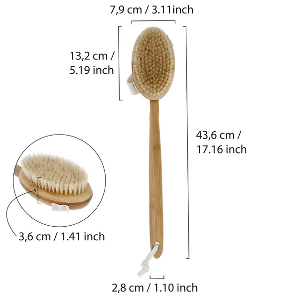 Parsa Beauty PARSA Beauty Bambus Badebürste abnehmbar FSC®-zertifiziertes Bambus Outlet