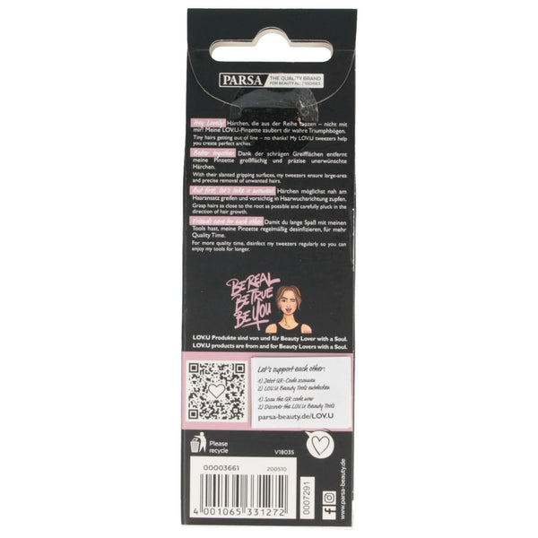 Parsa Beauty PARSA Beauty LOV.U Pinzette schräg, schwarz Verkauf