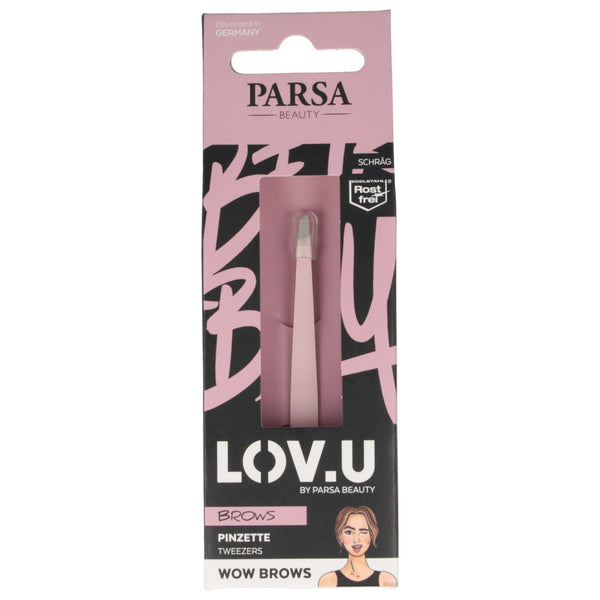 Parsa Beauty PARSA Beauty LOV.U Pinzette schräg, rosa im Angebot