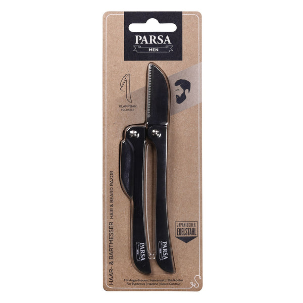 Parsa Beauty PARSA Men Haar- und Bartmesser, 2er Set klappbar japanischer Edelstahl Online