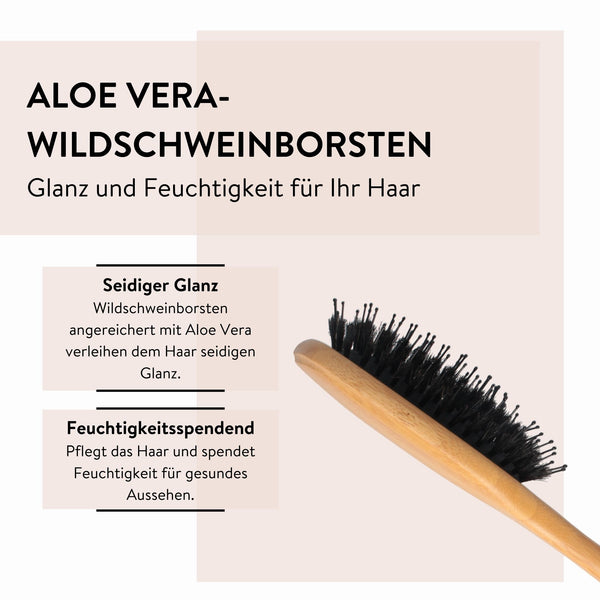 Parsa Beauty PARSA Beauty Bambus Pflegebürste groß oval mit Mischborsten aus FSC® -zertifiziertem Bambus Blitzverkäufe