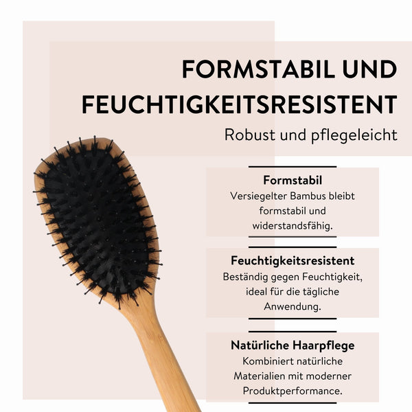Parsa Beauty PARSA Beauty Bambus Pflegebürste groß oval mit Mischborsten aus FSC® -zertifiziertem Bambus Blitzverkäufe