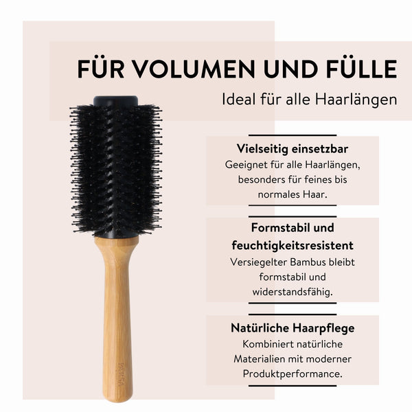 Parsa Beauty PARSA Beauty Bambus Volumenbürste Aloe Vera groß ø 33mm aus FSC®-zertifiziertem Bambus Outlet
